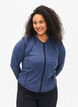 Trainingsblouse met rits, Mood Indigo, Model image number 0