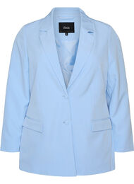 Klassieke blazer met knoopsluiting, Blauw
