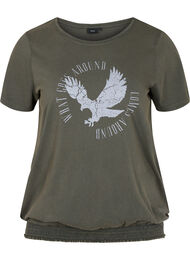 Biologisch katoenen t-shirt met smock, Ivy Acid Eagle AS S