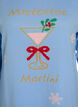 Gebreide blouse met een kerstmotief, Blauw, Packshot image number 2