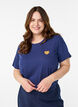 T-shirt met print, Blauw, Model image number 0