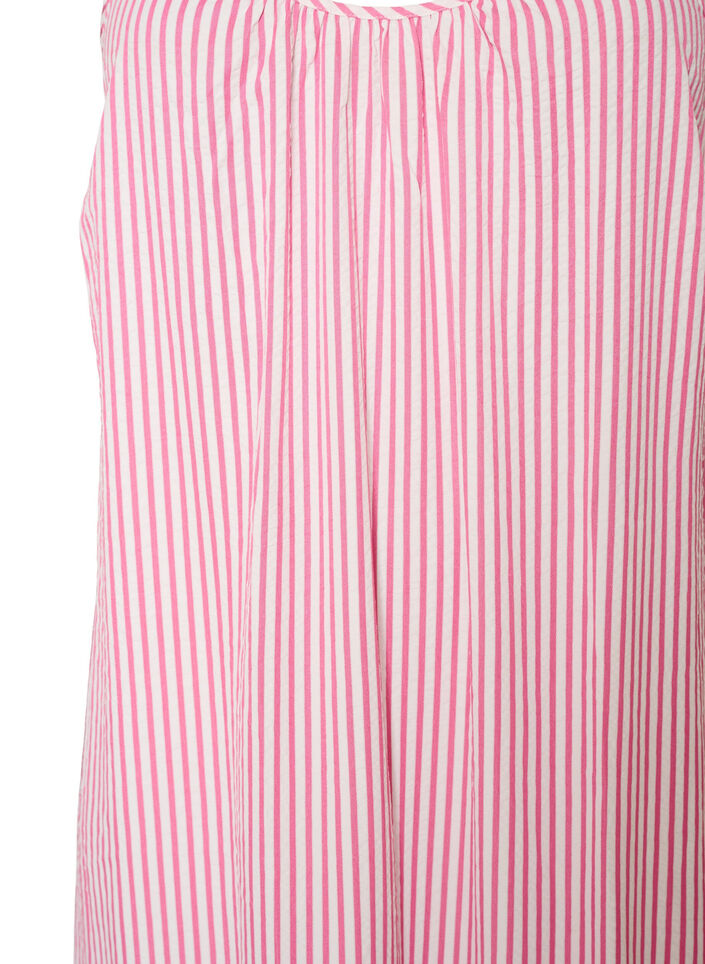 Zomerjurk met strepen en A-lijn pasvorm, Roze, Packshot image number 2