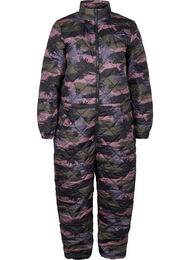 Thermo jumpsuit met camouflage print, Camou print