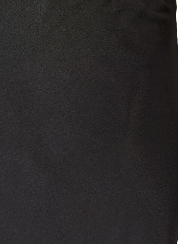 Viscose rok met een elastische taille, Zwart, Packshot image number 2
