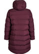 Pufferjas met capuchon en zakken, Donker Bordeaux, Packshot image number 1
