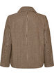 Korte geruite jas met dubbelrijige knoopsluiting, Bruin, Packshot image number 1