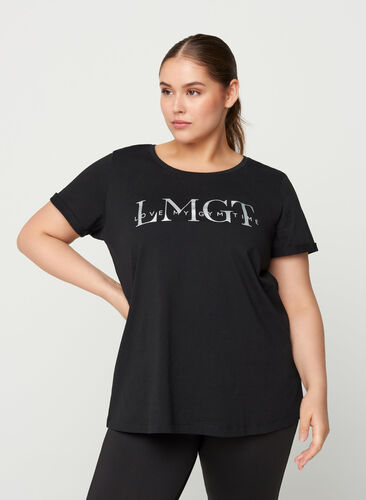 Trainings t-shirt met print, Black LMGT, Model image number 0