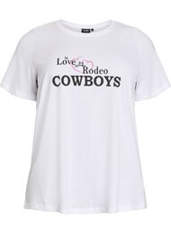 T-shirt met print, Wit