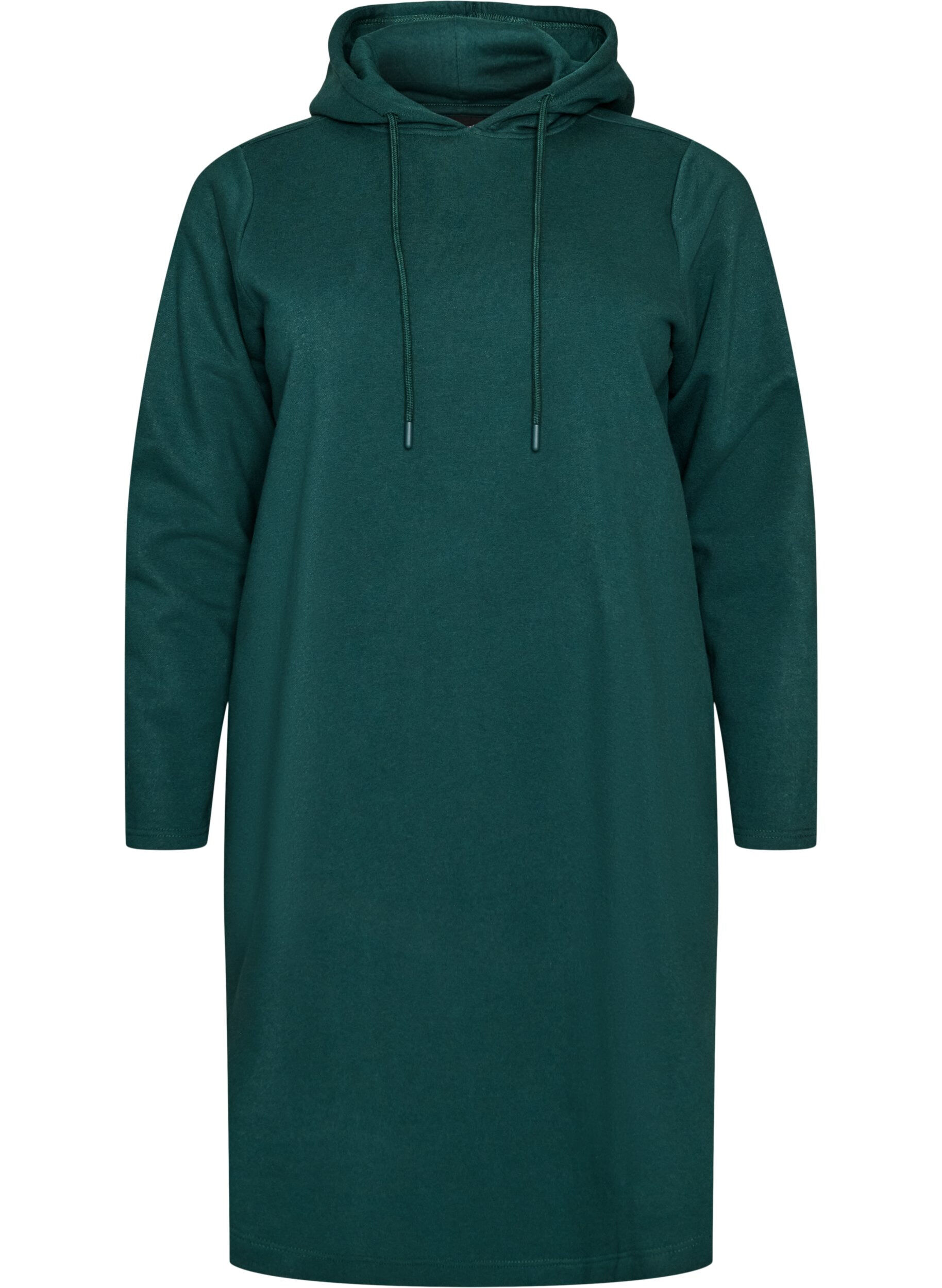 ZizziSweatshirt jurk met capuchon en zakken, 0648, Packshot image number 0