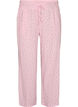 Organisch katoenen pyjamabroek met oogjesborduurwerk, Roze, Packshot image number 0