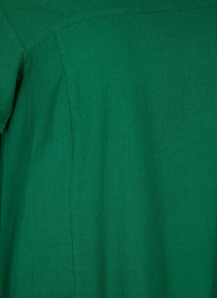 Jurk van katoen met korte mouwen, Verdant Green, Packshot image number 2