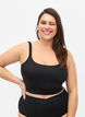 Bikinitop met verstelbare bandjes, Black, Model image number 0