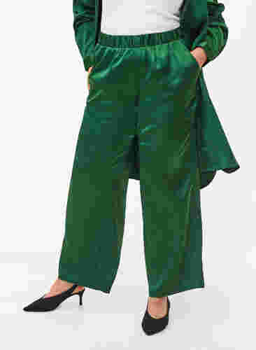 Losse broek met zakken en elastische boord, Formal Garden, Model image number 2