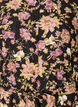 Midi-jurk met bloemenprint en afneembare strikceintuur, Zwart, Packshot image number 2
