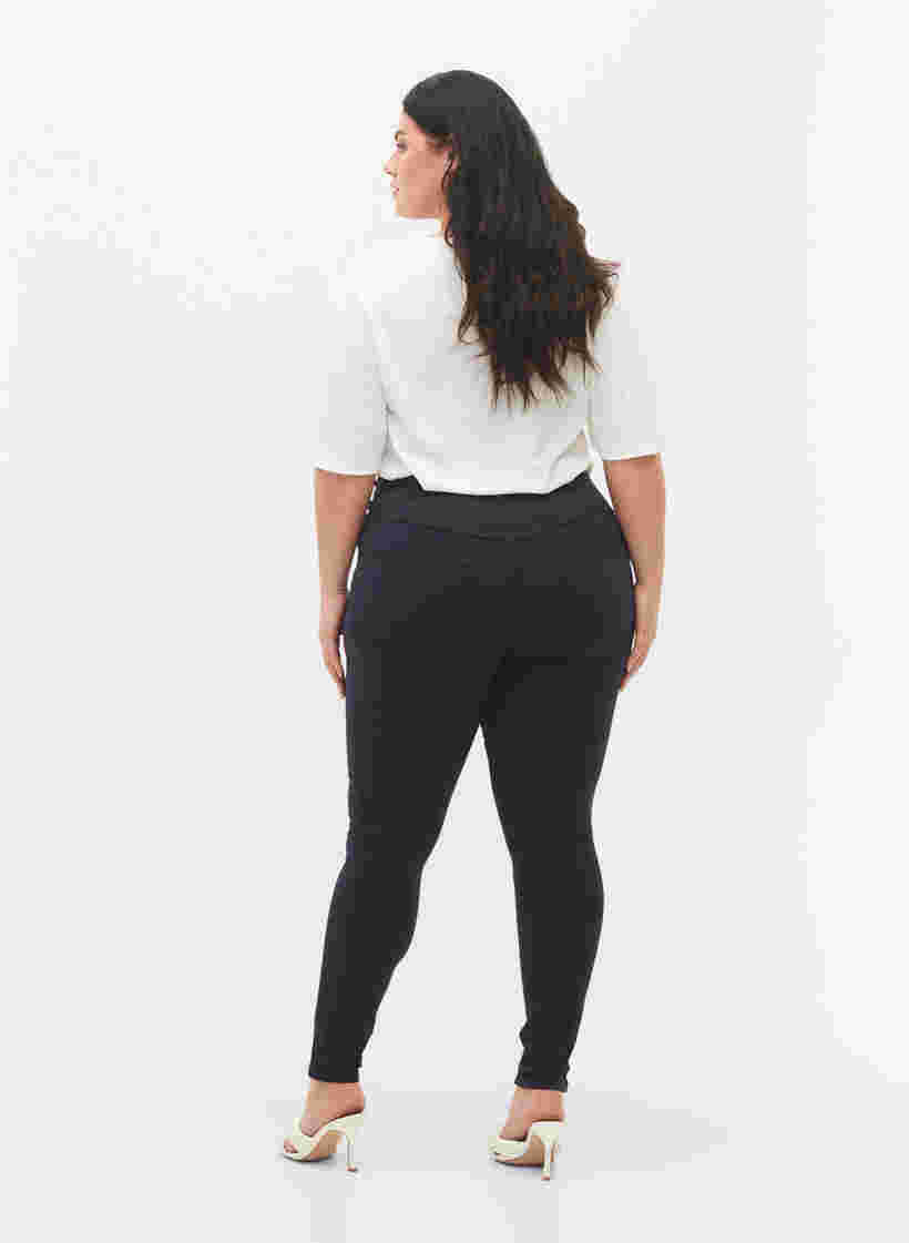 Super slim Amy jeans met hoge taille, Night Sky, Model image number 1