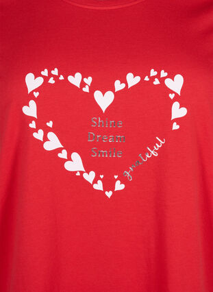 FLASH - T-shirt met motief, High Risk Red Heart, Packshot image number 2