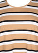 Gestreepte blouse met lange mouwen, Zwart, Packshot image number 2