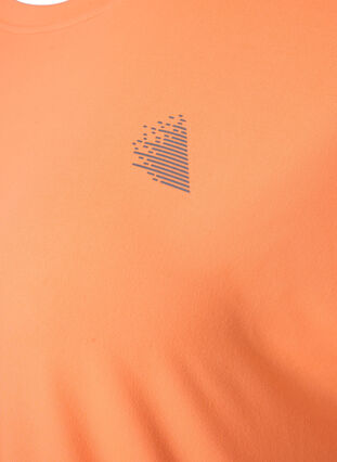 Trainings T-shirt met korte mouwen, Neon Orange, Packshot image number 2