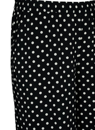 Culotte broek met print, Black w. Dots, Packshot image number 2