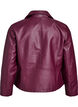 Imitatieleer bikerjack, Rood, Packshot image number 1