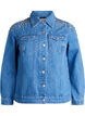 Denim jack met strass-steentjes, Blauw, Packshot image number 0