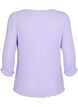 Geplooide blouse met 3/4 mouwen, Lavender, Packshot image number 1