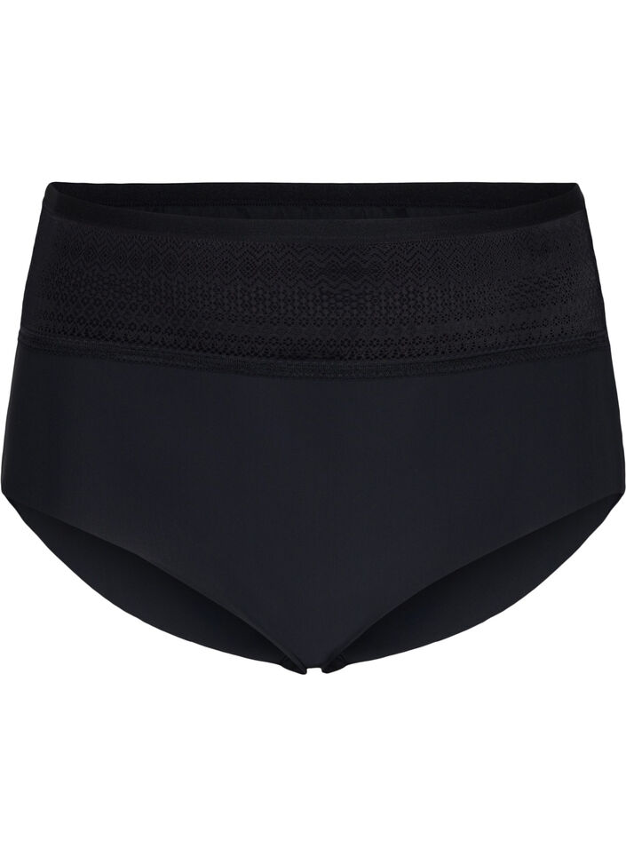 Slip met extra hoge taille, Black, Packshot image number 0