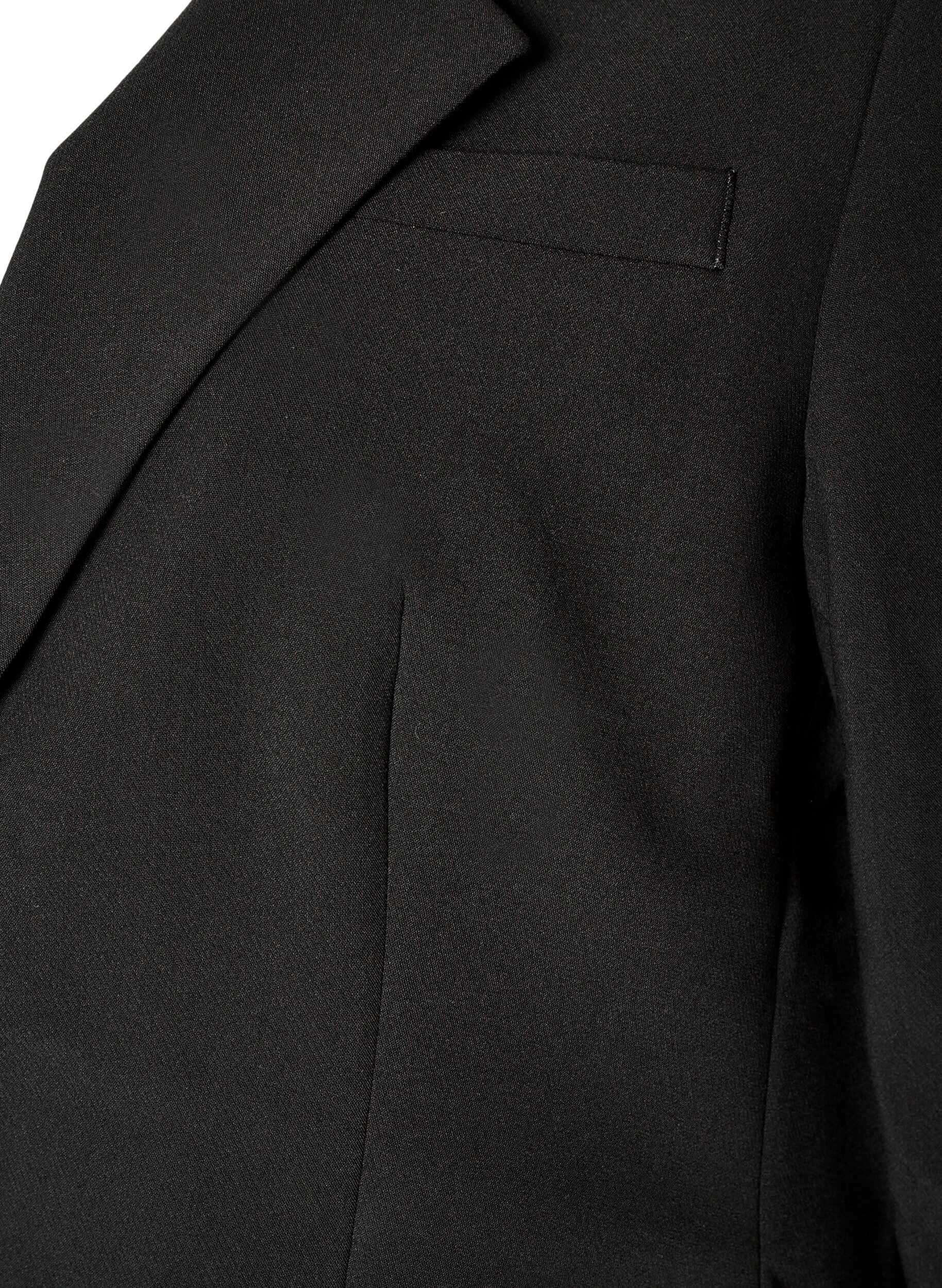 ZizziKlassieke blazer met een enkele knoopsluiting, Zwart, Packshot image number 3
