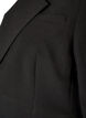 Klassieke blazer met een enkele knoopsluiting, Zwart, Packshot image number 3