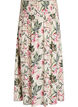 Viscose maxi-rok met smock, Vanille, Packshot image number 0