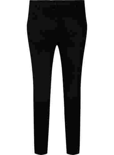 Super slanke Amy jeans met stud detail, Black, Packshot image number 1