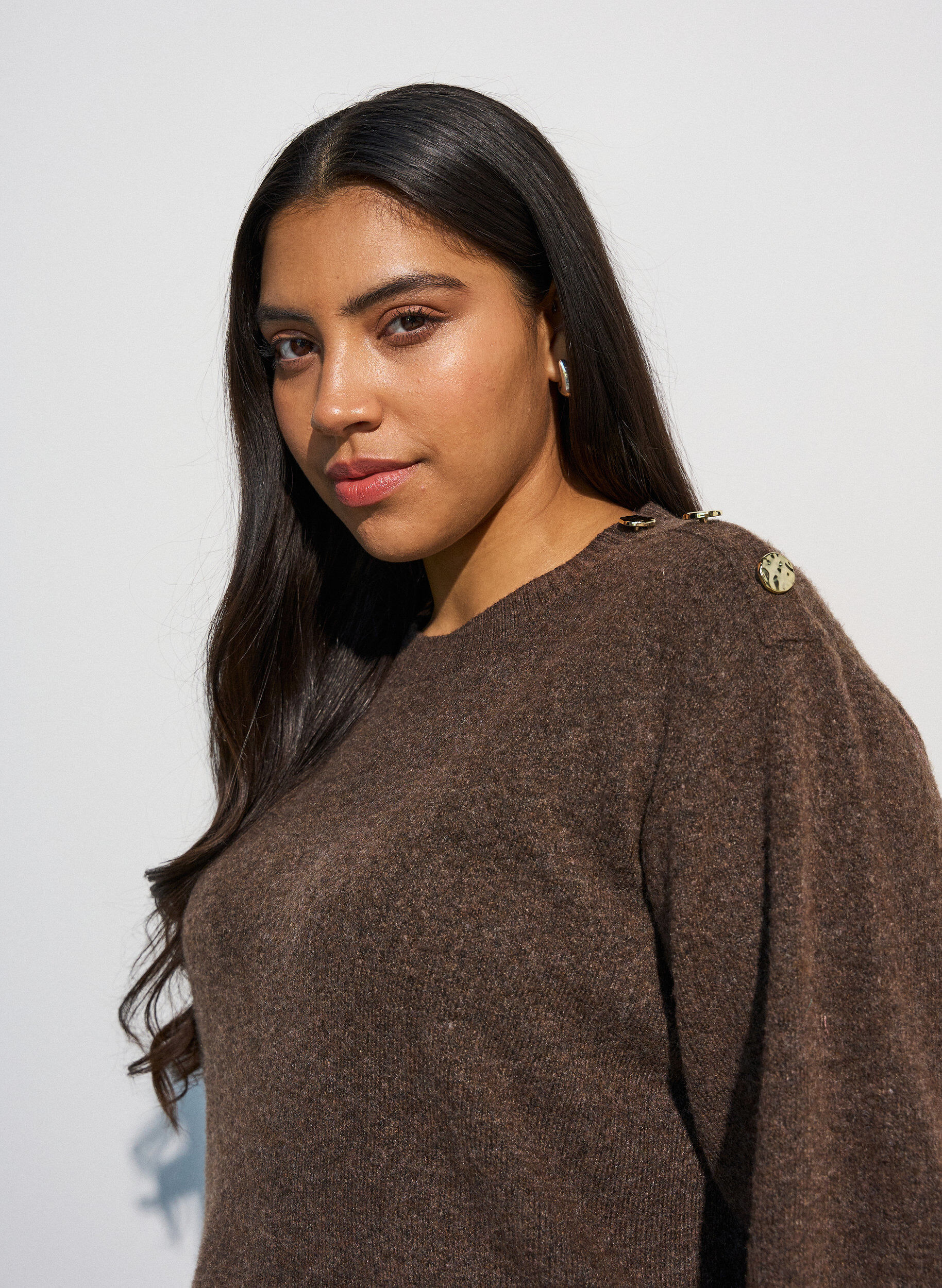 ZizziBreisel blouse met knoopdetail, 0890, Model image number 3