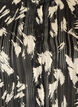 Blouse met patroon, opstaande kraag en 3/4-mouwen, Zwart, Packshot image number 2