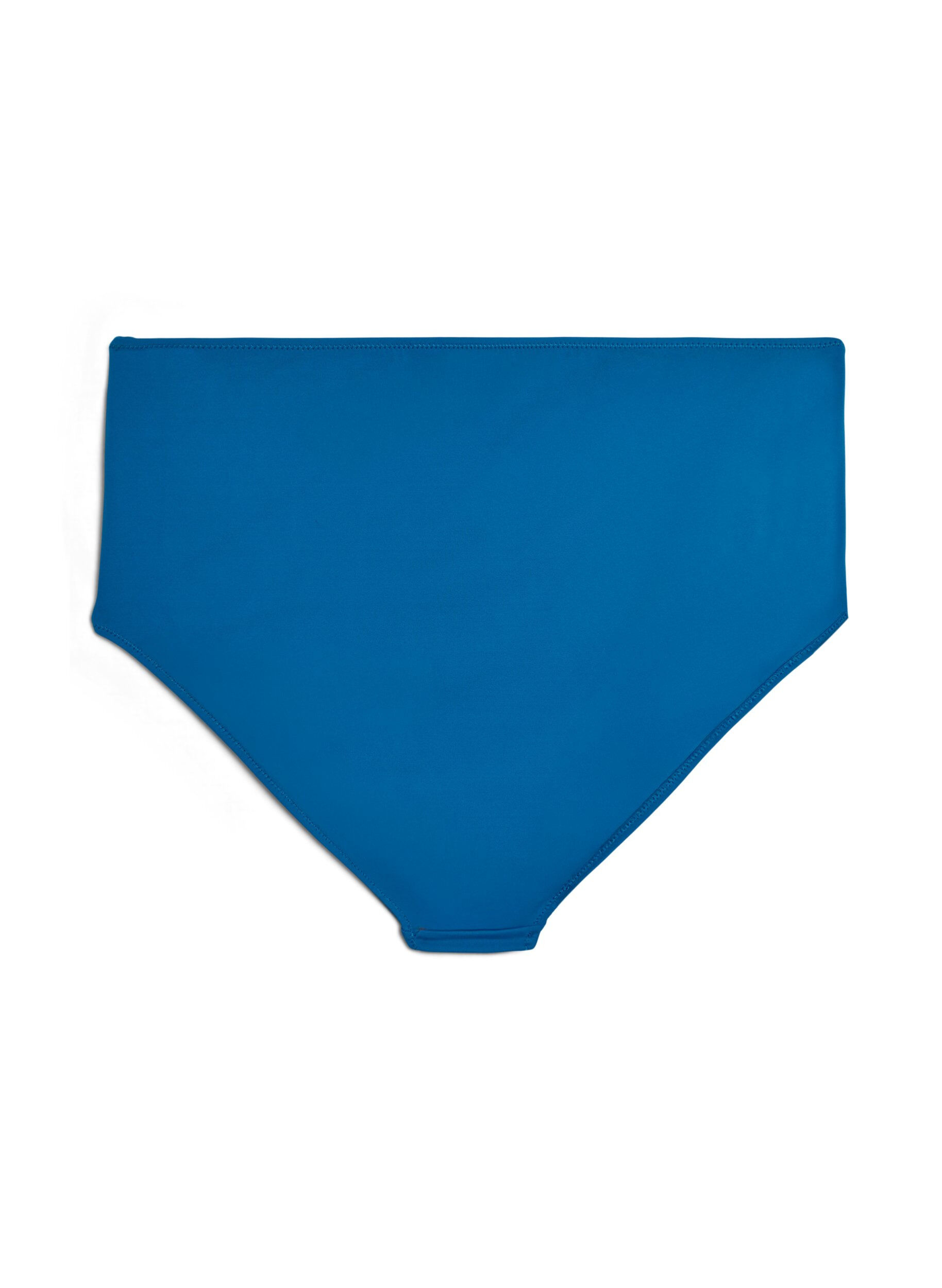 Zizzi Bikinibroekje met high waist, Blauw, Packshot image number 1