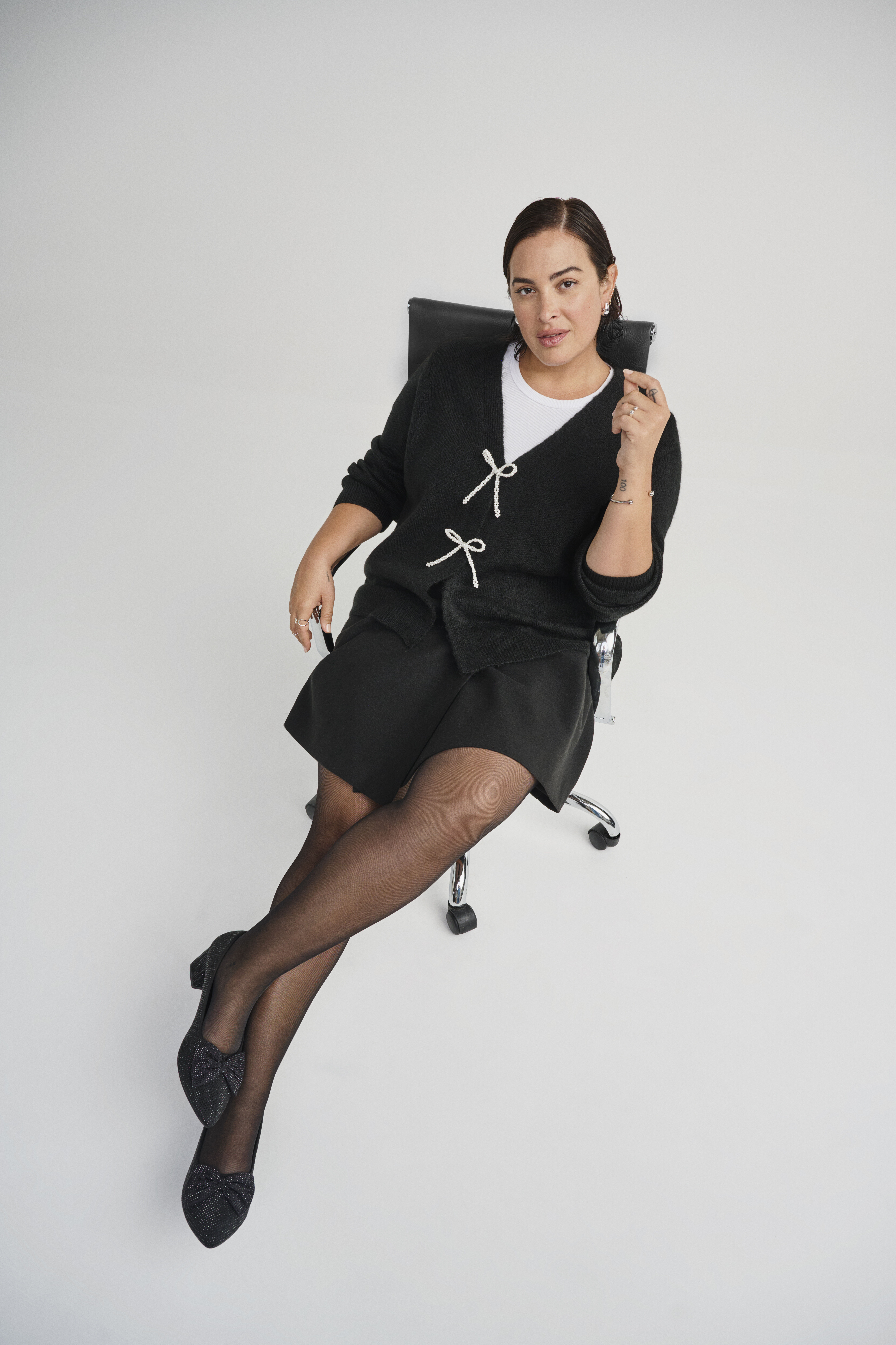 Zizzi Pumps met stras, , Model