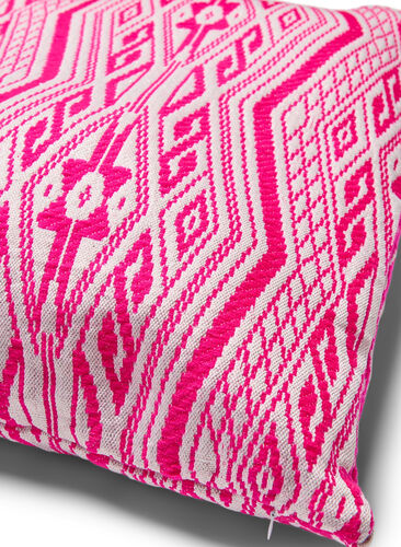 Kussenhoes met patroon, Pink, Packshot image number 0