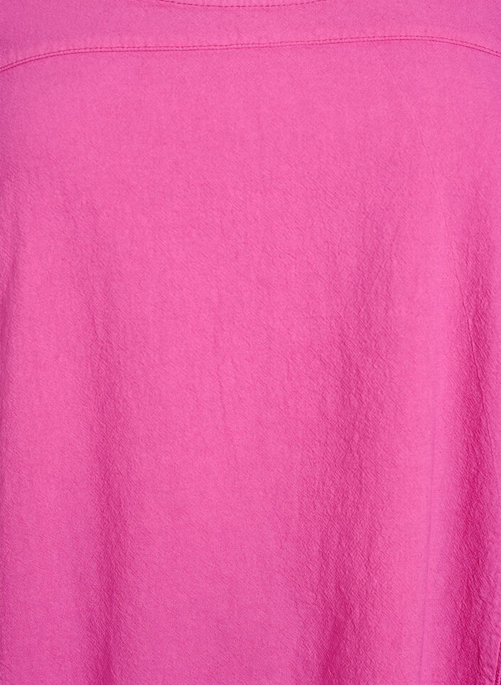 Katoenen jurk met korte mouwen, Roze, Packshot image number 2