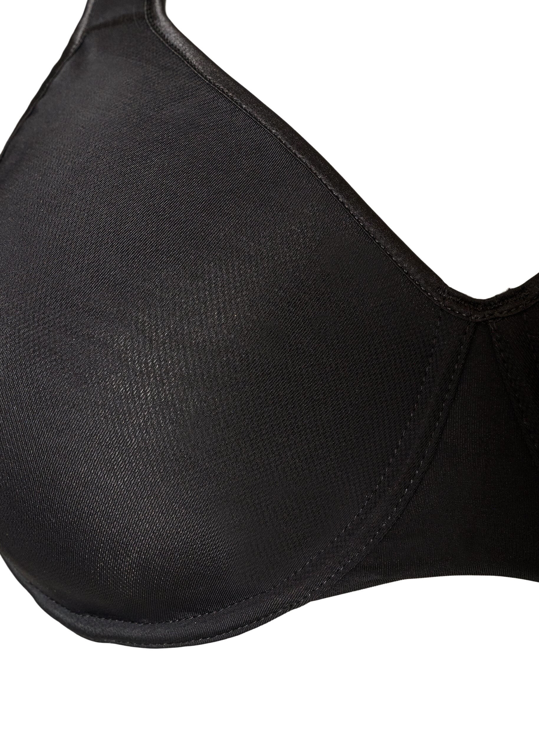 ZizziMinimizer-bh met gewatteerde bandjes, Zwart, Packshot image number 2