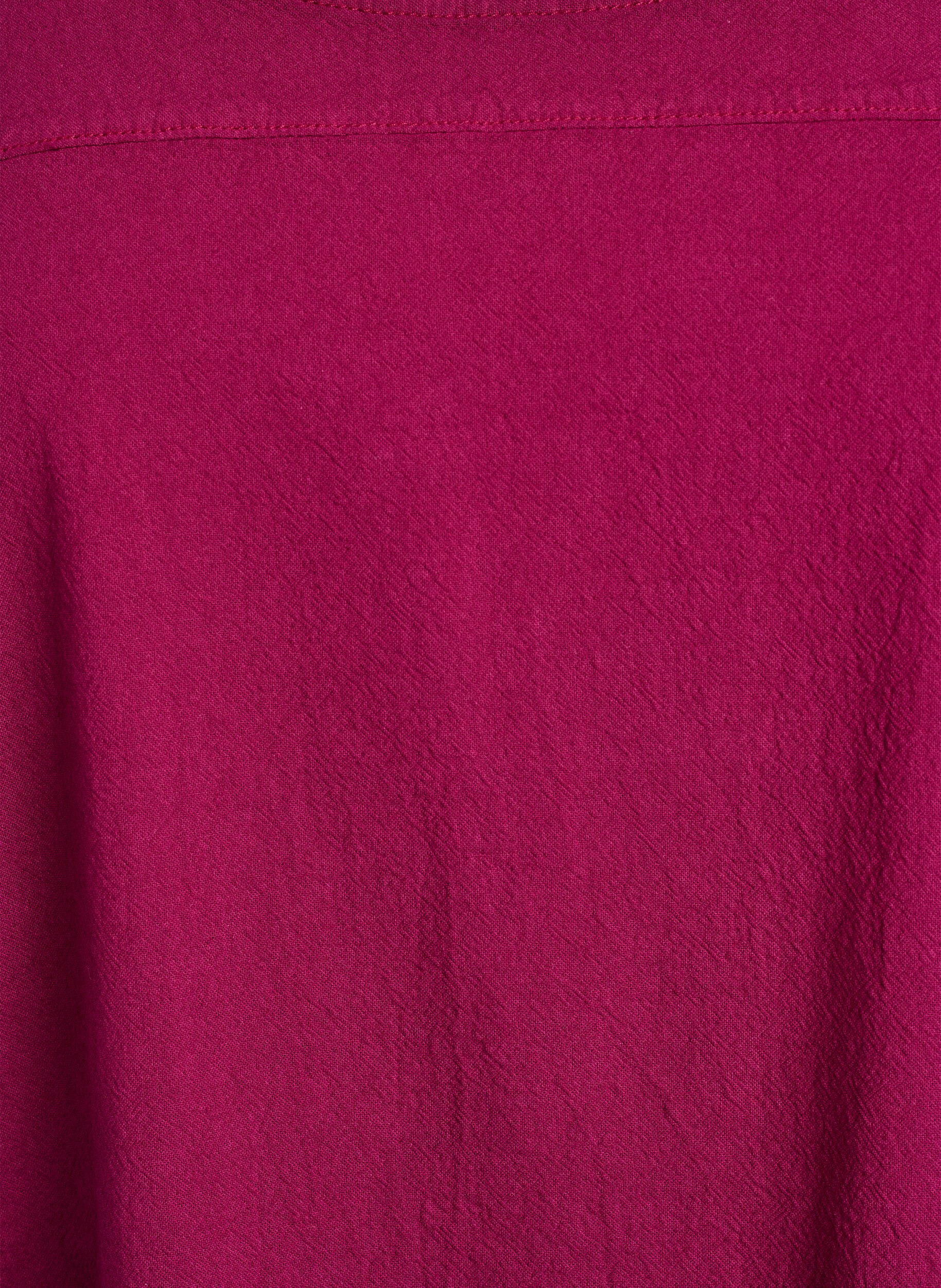 Zizzi Katoenen jurk met korte mouwen, Rood, Packshot image number 2