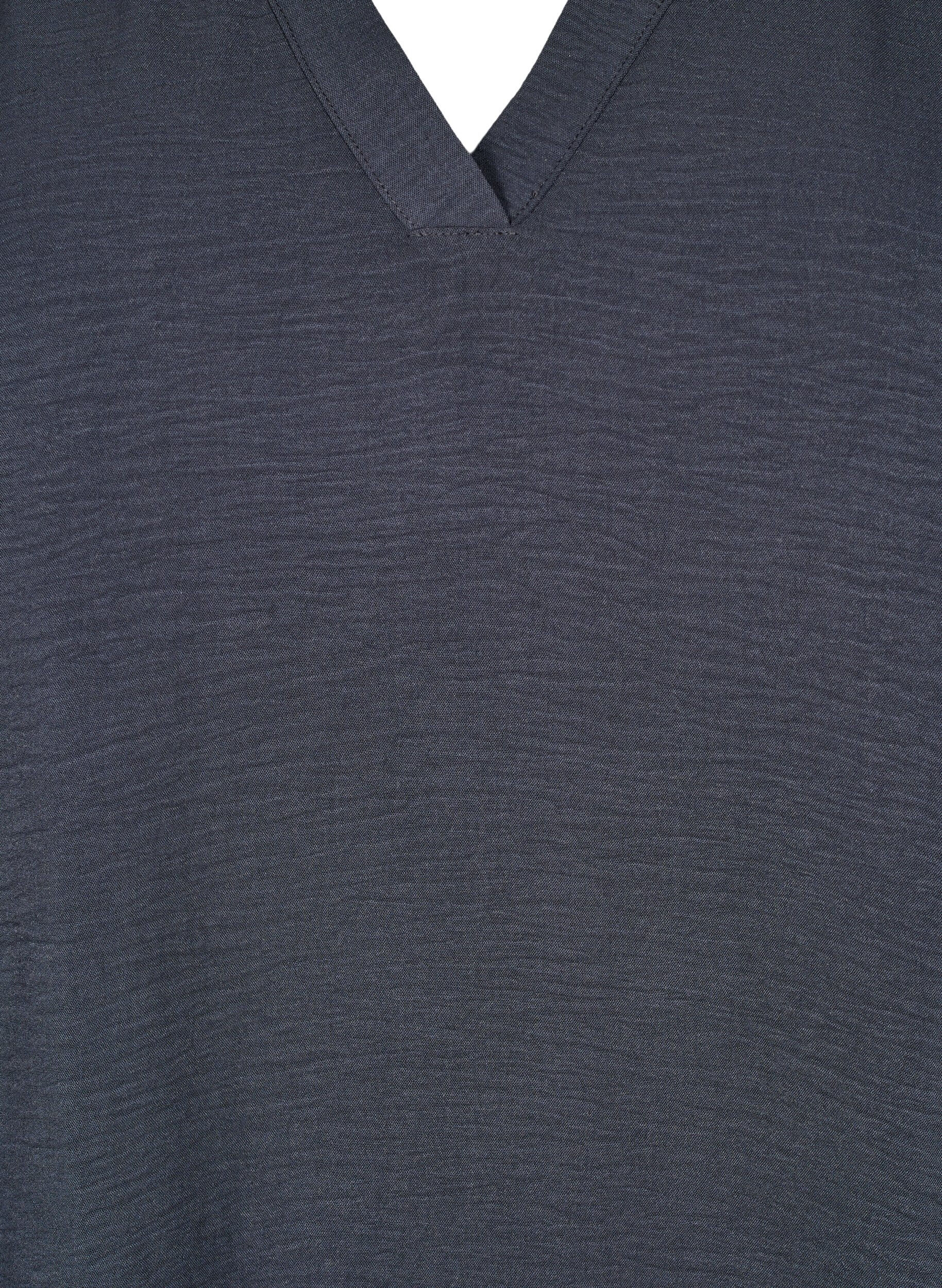 Zizzi Flash - Blouse met 3/4 mouwen, Grijs, Packshot image number 2