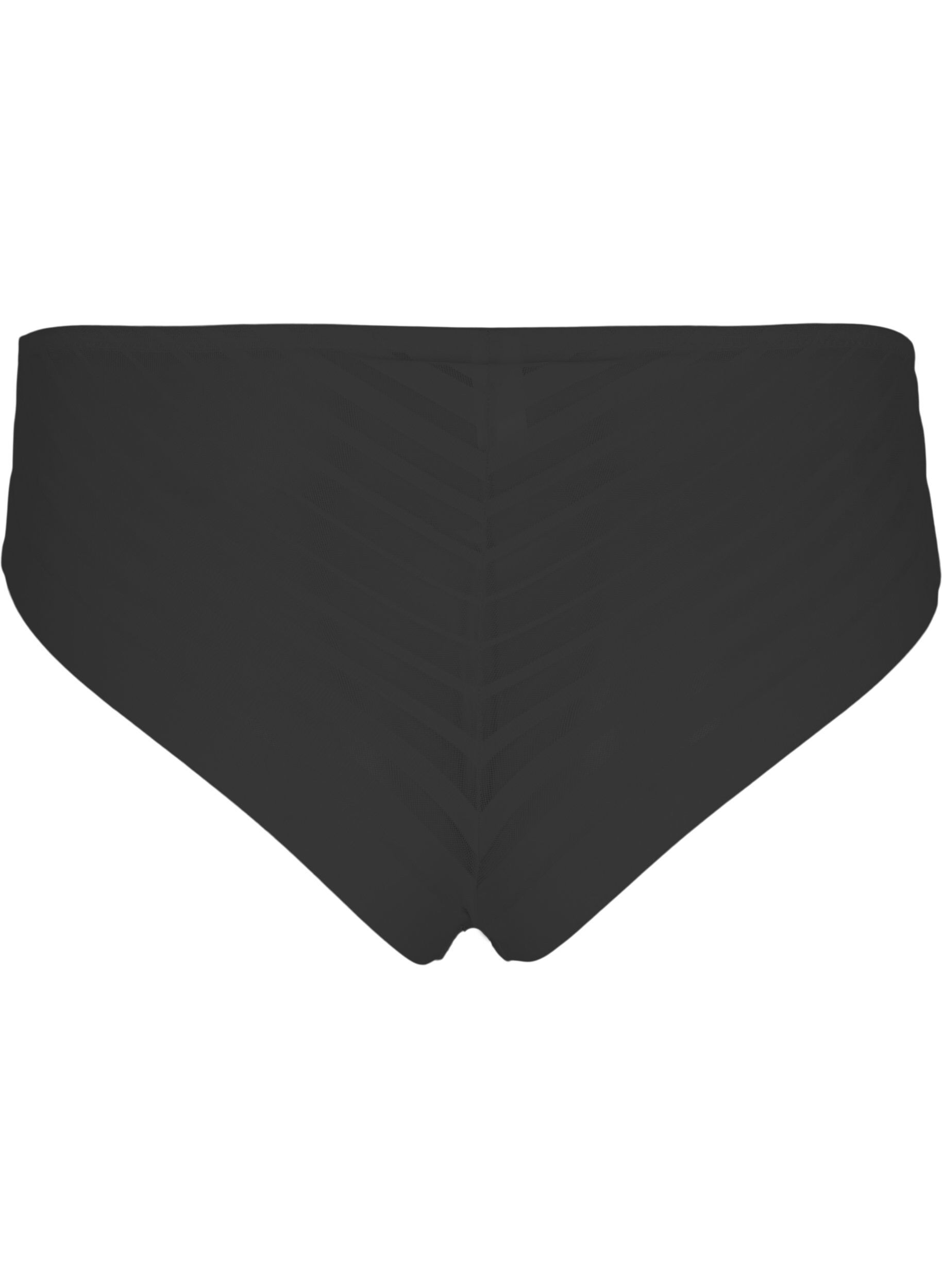 Zizzi Thai slip met mesh en normale taillehoogte, Black, Packshot image number 1