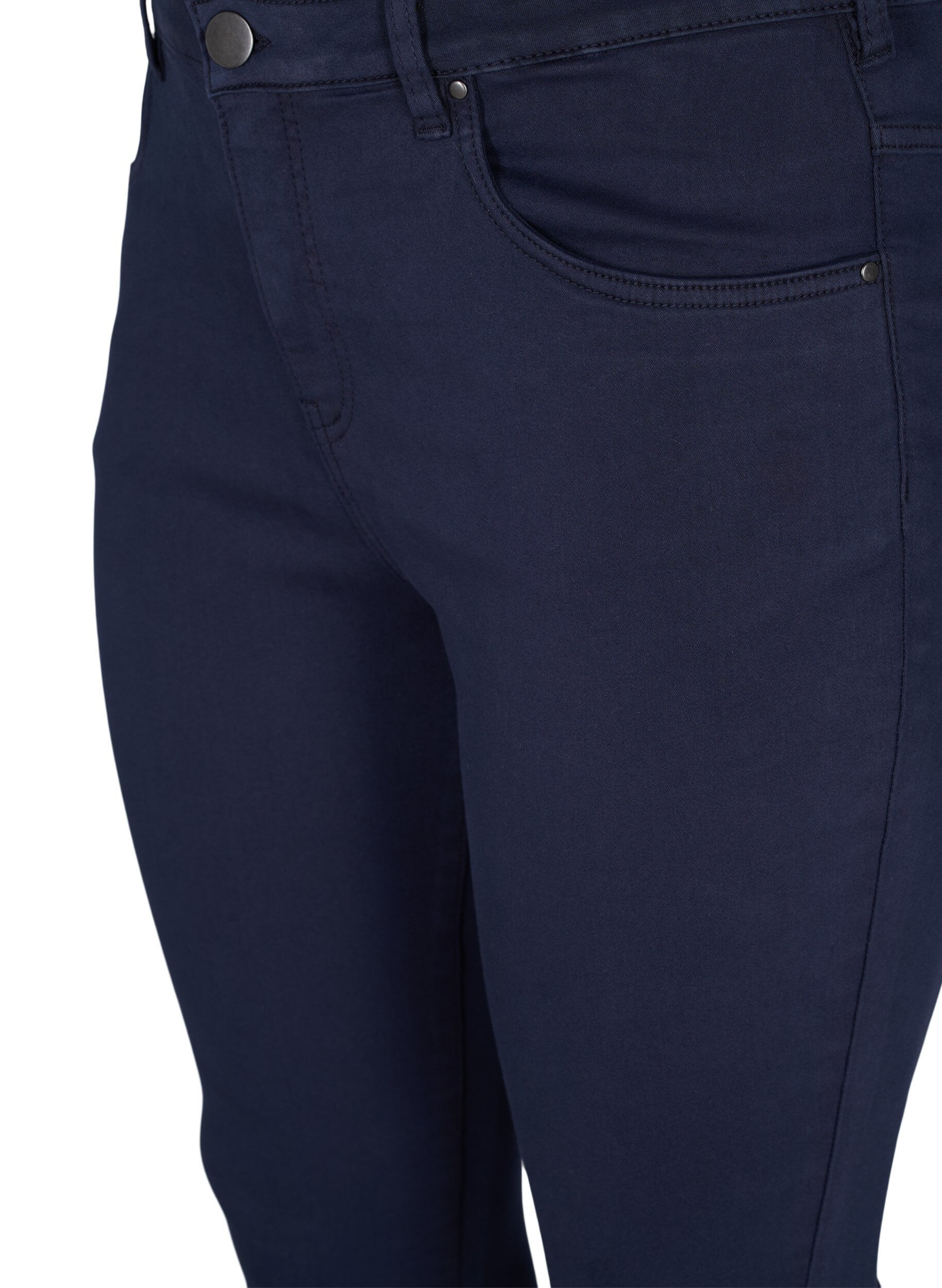 Zizzi Super slim Amy jeans met hoge taille, Night Sky, Packshot image number 2