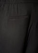 Viscose broek met elastische taille en rechte pijpen, Zwart, Packshot image number 3