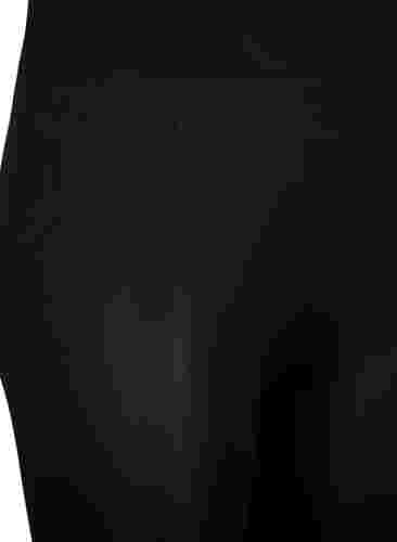 Naadloze 3/4 legging, Black, Packshot image number 2