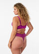 String van gebloemde kant met normale taille, Paars, Model image number 1