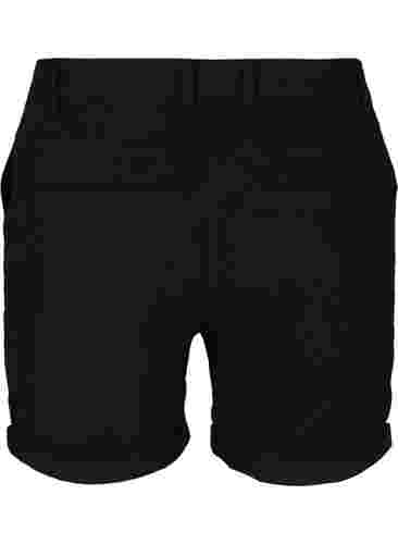 Regular fit shorts met zakken, Black, Packshot image number 1