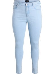 Amy super slim fit jeans met hoge taille, Blauw