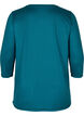 Sporttop met 3/4 mouwen, Groen, Packshot image number 1