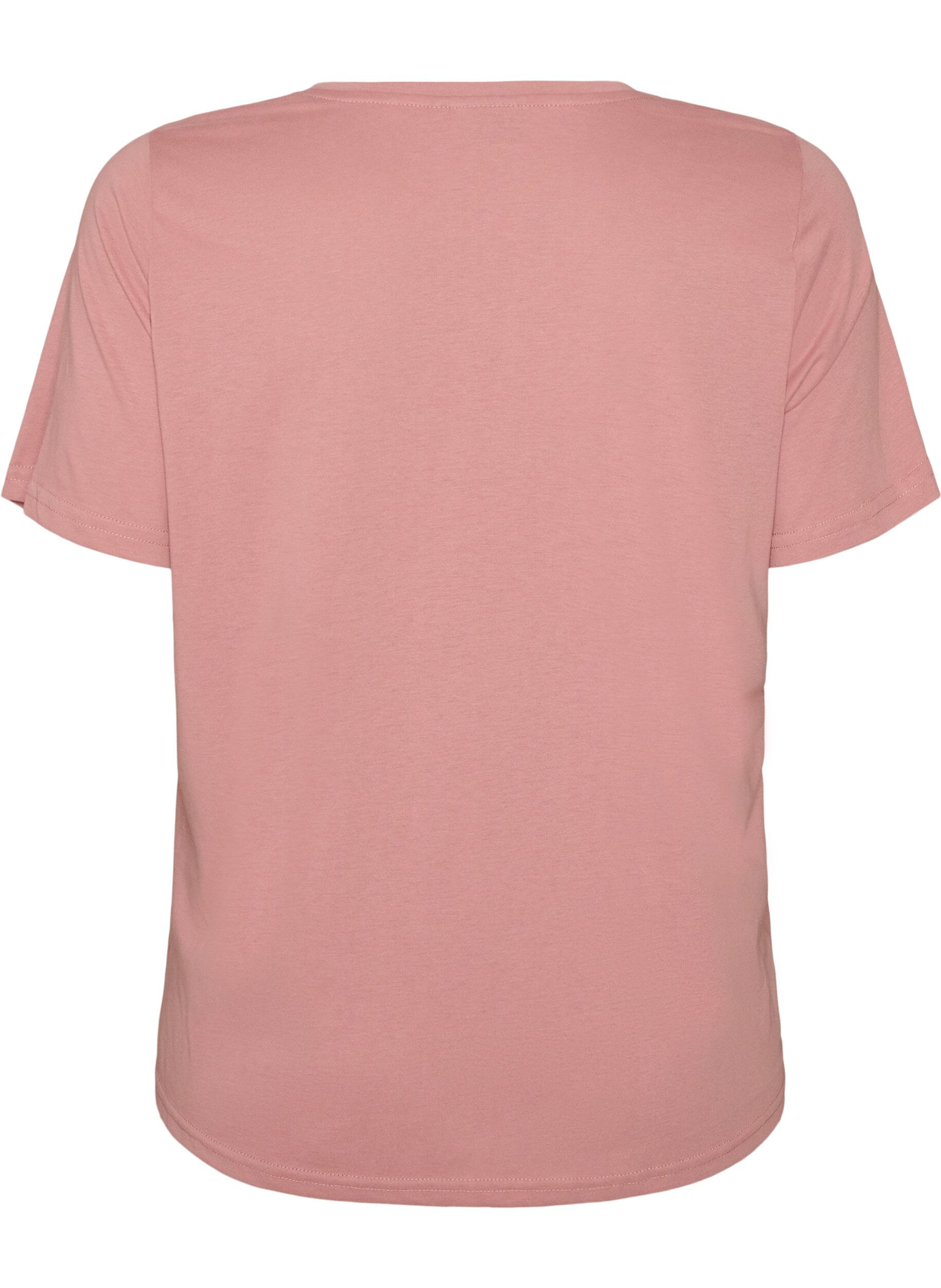 ZizziT-shirt met print, Rood, Packshot image number 1