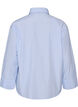 Gestreept shirt met wijde manchetten, Blauw, Packshot image number 1
